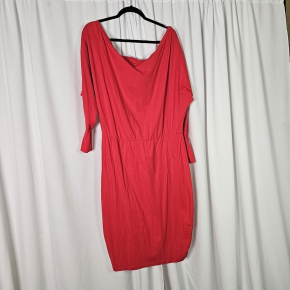 2 FOR 1: Rebdolls Vibrant Red and Green Long Sleeve Dresses - Picture 4 of 10